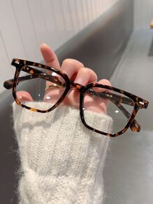 Square Frame Eyeglasses Clear Glasses Accessories Glasses Accessories For Women - Multicolor - View 2