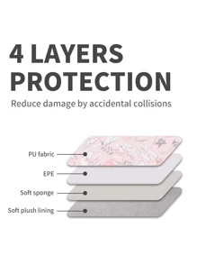 canvas artisan 笔记本电脑公文包 PU 电脑笔记本包 笔记本电脑内胆包 适合 13.3 14 15 15.6 英寸华硕 ThinkP - 彩色 - 查看 4