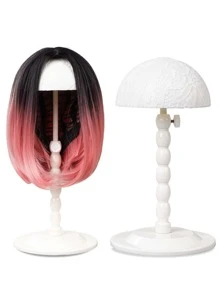 1入組可調節假髮支架 - 白色 - 查看 1