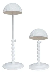 1入組可調節假髮支架 - 白色 - 查看 2