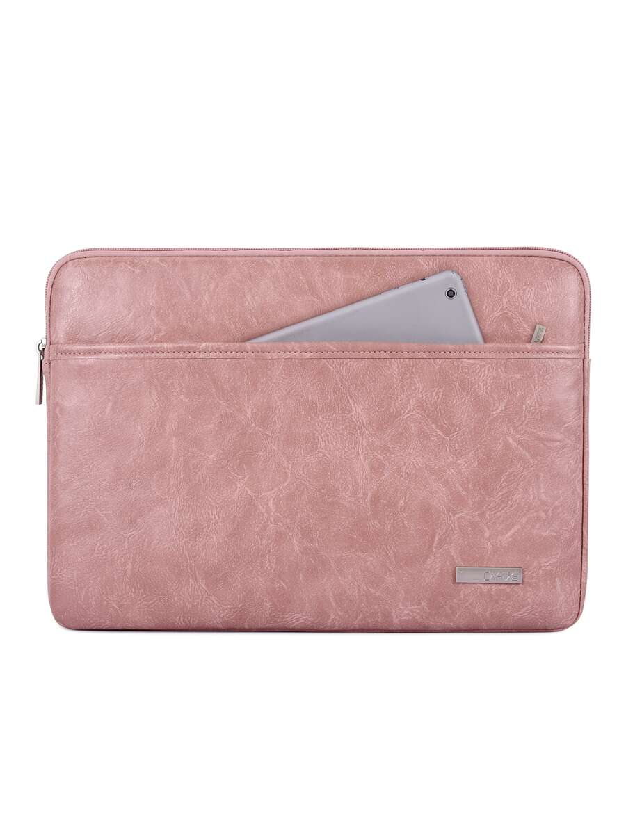 canvas artisan 1 Túi đựng máy tính xách tay siêu mỏng chống thấm nước có kết cấu - Hồng - Xem 1