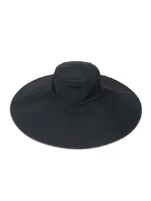 Sombrero cubo borde ancho - Negro - Ver 4