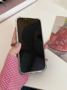 Flower Pattern Anti-fall Phone Case With Mirror - Multicolor - View 2