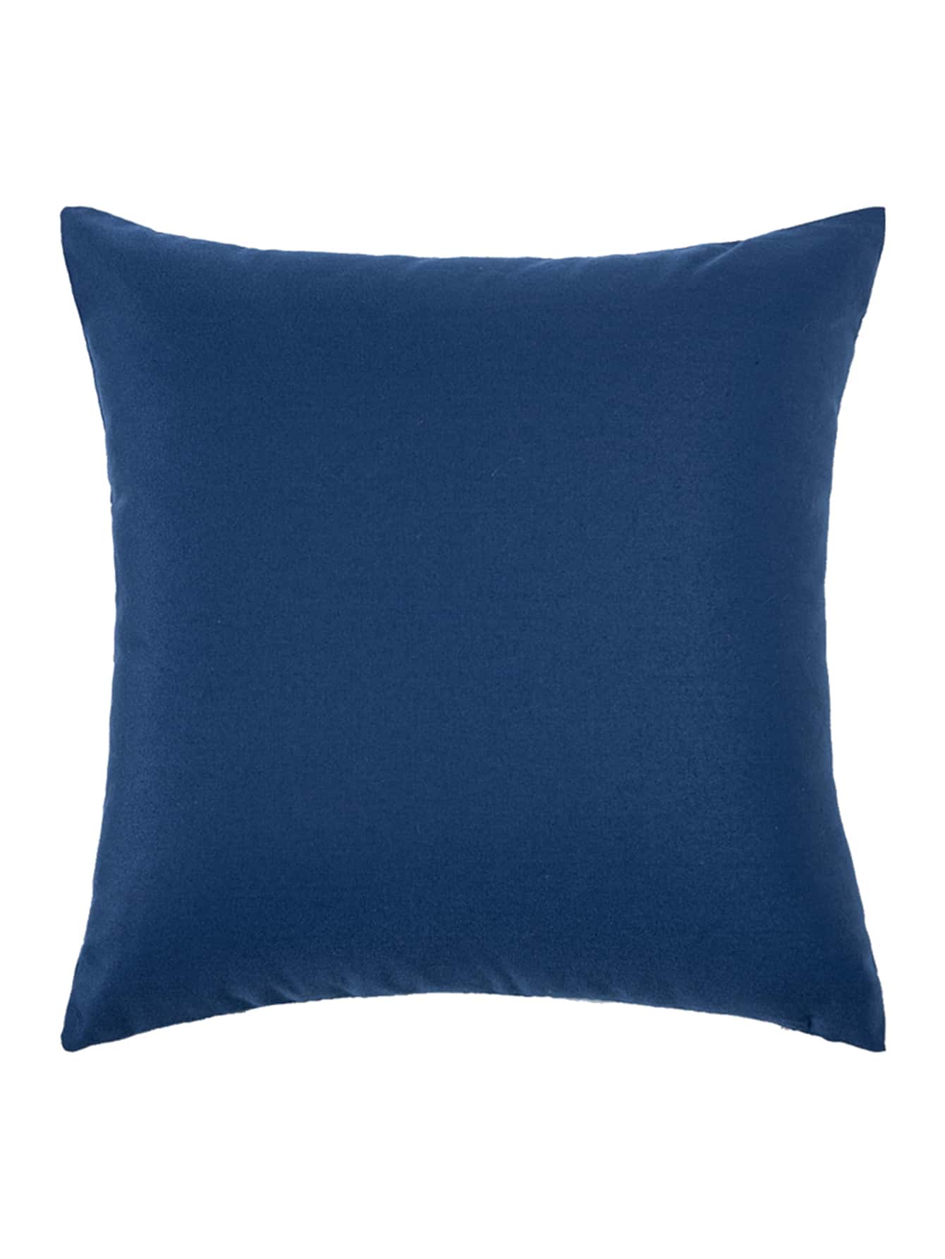 1 Vải Dệt Đệm, Màu Xanh Tối Giản Trang Trí Ném Gối Không Chất Độn Cho Ghế Sofa - màu đen - Xem 1