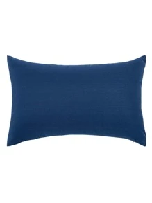 1 Vải Dệt Đệm, Màu Xanh Tối Giản Trang Trí Ném Gối Không Chất Độn Cho Ghế Sofa - màu đen - Xem 3