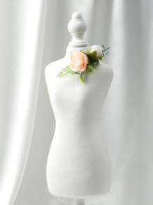 1pc Floral Decor Pet Hair Clip - Multicolor - View 6