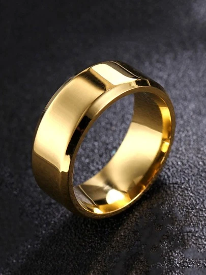 Fashionable And Popular Men Minimalist Ring Stainless Steel For Jewelry Gift And For A Stylish Look