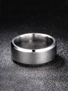 Fashionable and Popular Men Minimalist Ring Stainless Steel for Jewelry Gift and for a Stylish Look