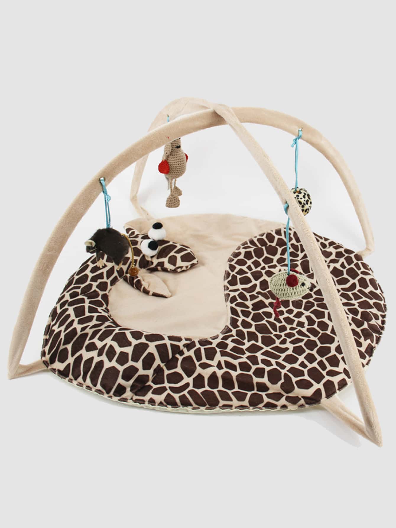 ABLAZE ZAI 1pc Hanging Ball Decor Pet Activity Bed - Multicolor - View 1