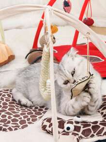 ABLAZE ZAI 1pc Hanging Ball Decor Pet Activity Bed - Multicolor - View 2