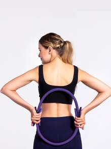 1pc Pilates Magic Fitness Circle - Purple - View 2