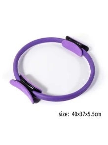 1pc Pilates Magic Fitness Circle - Purple - View 3