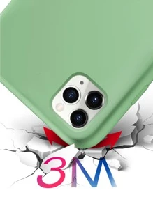 Vỏ điện thoại silicon rắn D8 - Màu xanh Bạc hà - Xem 4