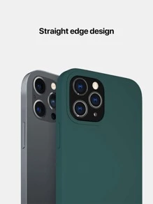 Funda para teléfono de silicona lisa D8 - Verde Oscuro - Ver 4