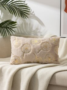 1入組金屬幾何圖案靠墊套無填充物現代纖維裝飾方形靠墊套無填充物 - 彩色 - 查看 4