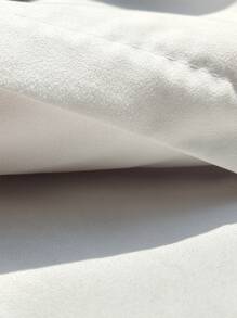 1pc Fuzzy Cushion Cover Without Filler, Pink Plush Throw Pillow Case, Pillow Insert Not Include, For Sofa, Living Room - Pink - View 6