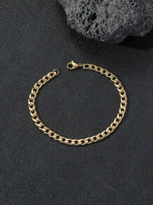 男士極簡扣環手鏈