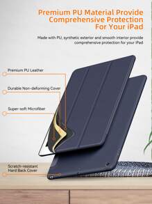 DANYCase Protective Case Compatible With IPad A16, Air 11/13, M3 2025, Mini 7, A17, Pro 2024, Air 11/13, M2 2024, Pro 11/13, M4 2024 (7th, 8th, 9th Gen, 10.2 Inch), Air 4, Air 5, Pro 11 Inch (2nd, 3rd, 4th Gen), Pro 12.9 Inch (4th, 5th, 6th Gen) - Navy Blue - View 10