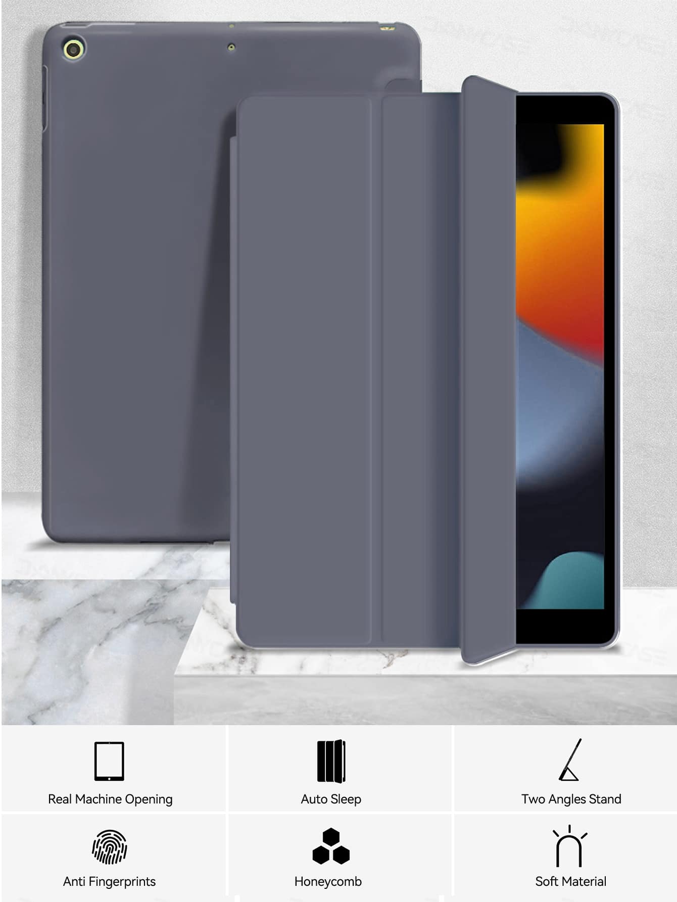 Funda compatible con iPad Air de 11 y 13 pulgadas, M2 2024, Pro de 11 y