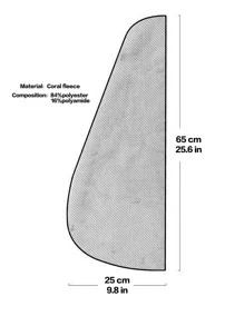 1/2/3/4pcs Coral Fleece Embroidered Fruit Design Hair Towel Wrap, Absorbent & Soft, Girly Style, For Women - Green - View 5