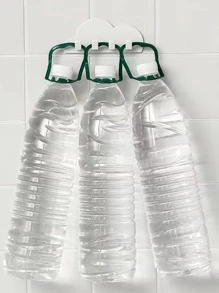 1pc Wall Mounted Multifunction Plug Holder, Plastic Punch Free Plug Hook, For Home - White - View 4