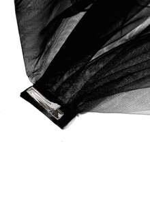 1pc Bow Decor Pet Head Piece - Black - View 5