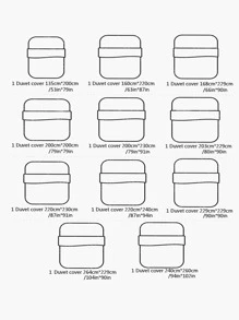 Carrot Embroidered Duvet Cover Without Filler - Pink - View 8