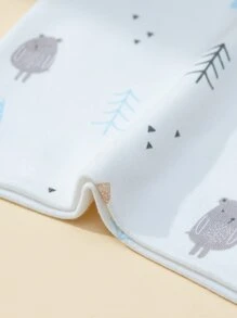 Baby Tree Print Hat - White - View 3