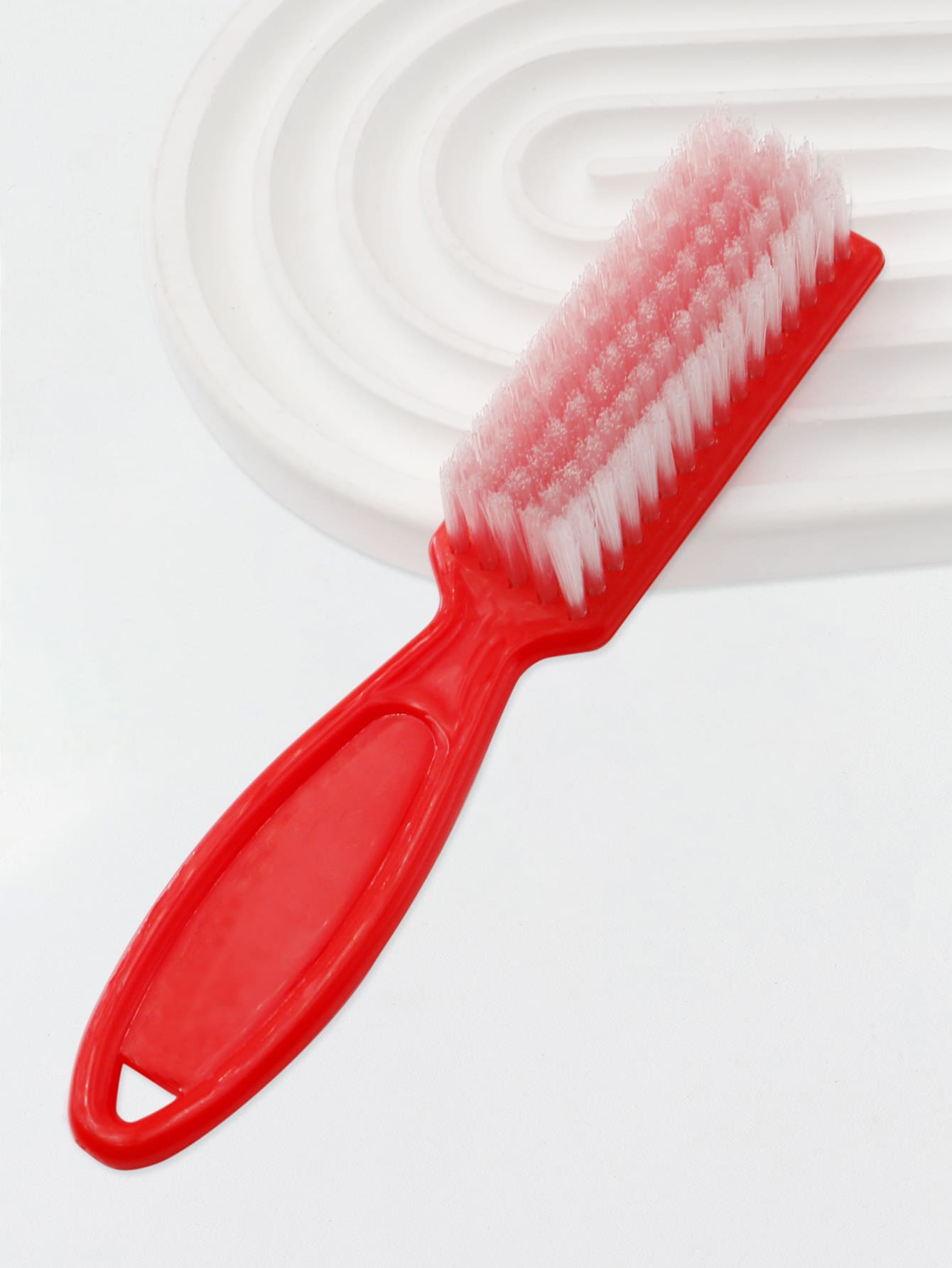 Men Portable Mustache Cleaning Brush - Red - View 1