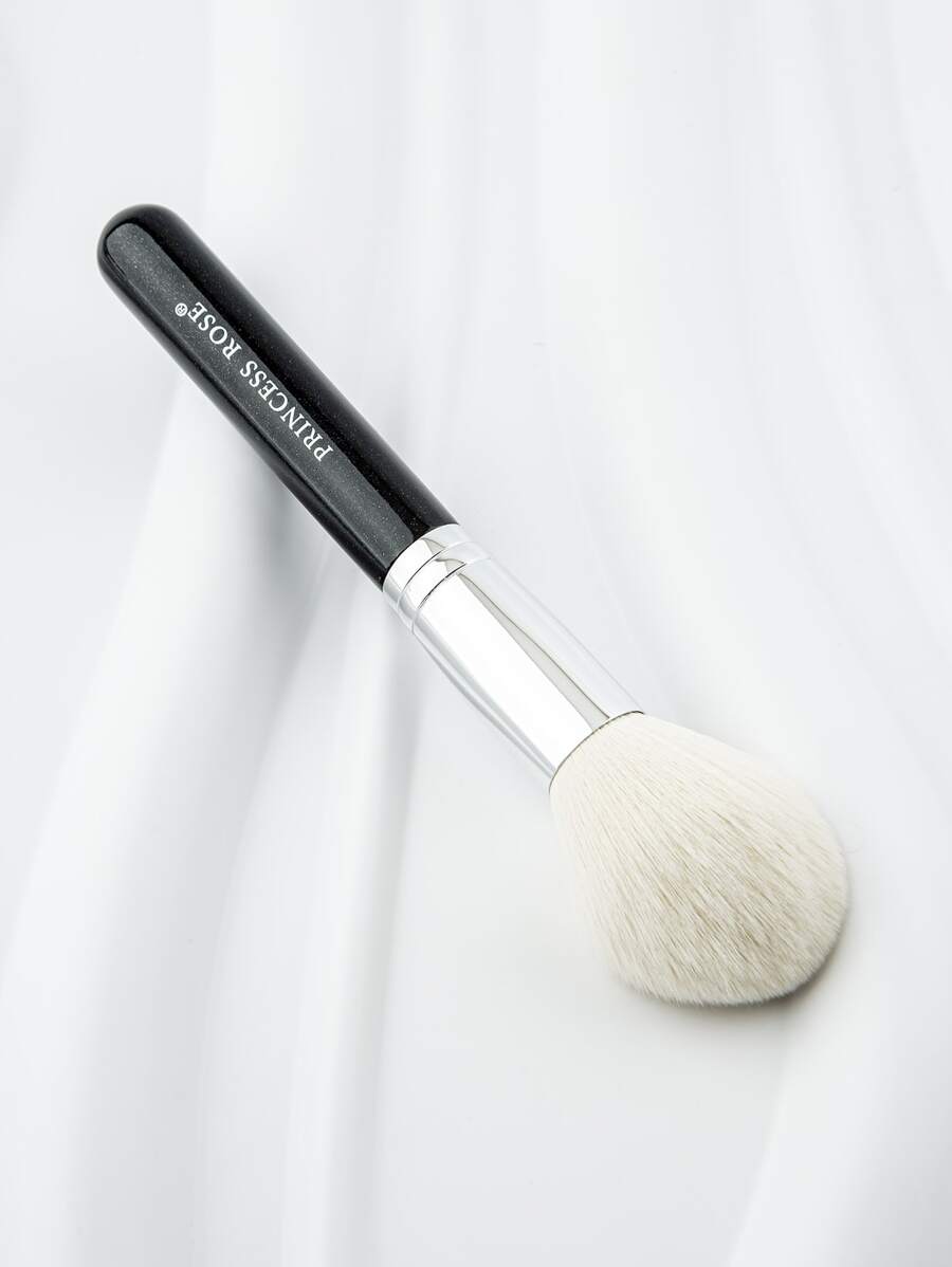 Princess Rose 1pc Black Loose Powder Brush Makeup Tool - Black - View 1