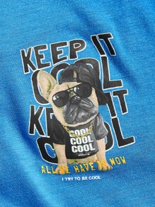 Men 5pcs Dog & Letter Graphic Boxer Brief - Multicolor - View 4