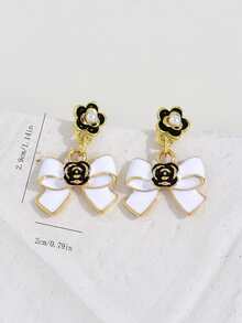 Pendientes largos lazo - Multicolor - Ver 5