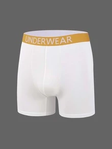 Men 3pcs Letter Tape Waist Boxer Brief - Multicolor - View 3