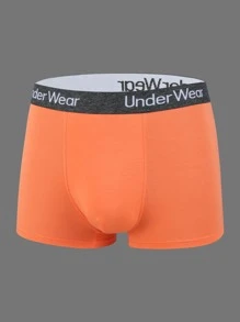 Hombres 3 piezas Calzoncillos boxer de cintura con cinta con letra - Multicolor - Ver 4