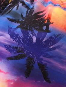 Đứa bé trai In cây dừa Quần short - Nhiều màu - Xem 3