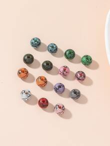 15pcs/set Bead DIY Jewelry Accessory - Multicolor - View 1