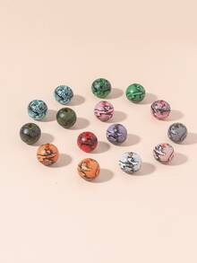 15pcs/set Bead DIY Jewelry Accessory - Multicolor - View 2