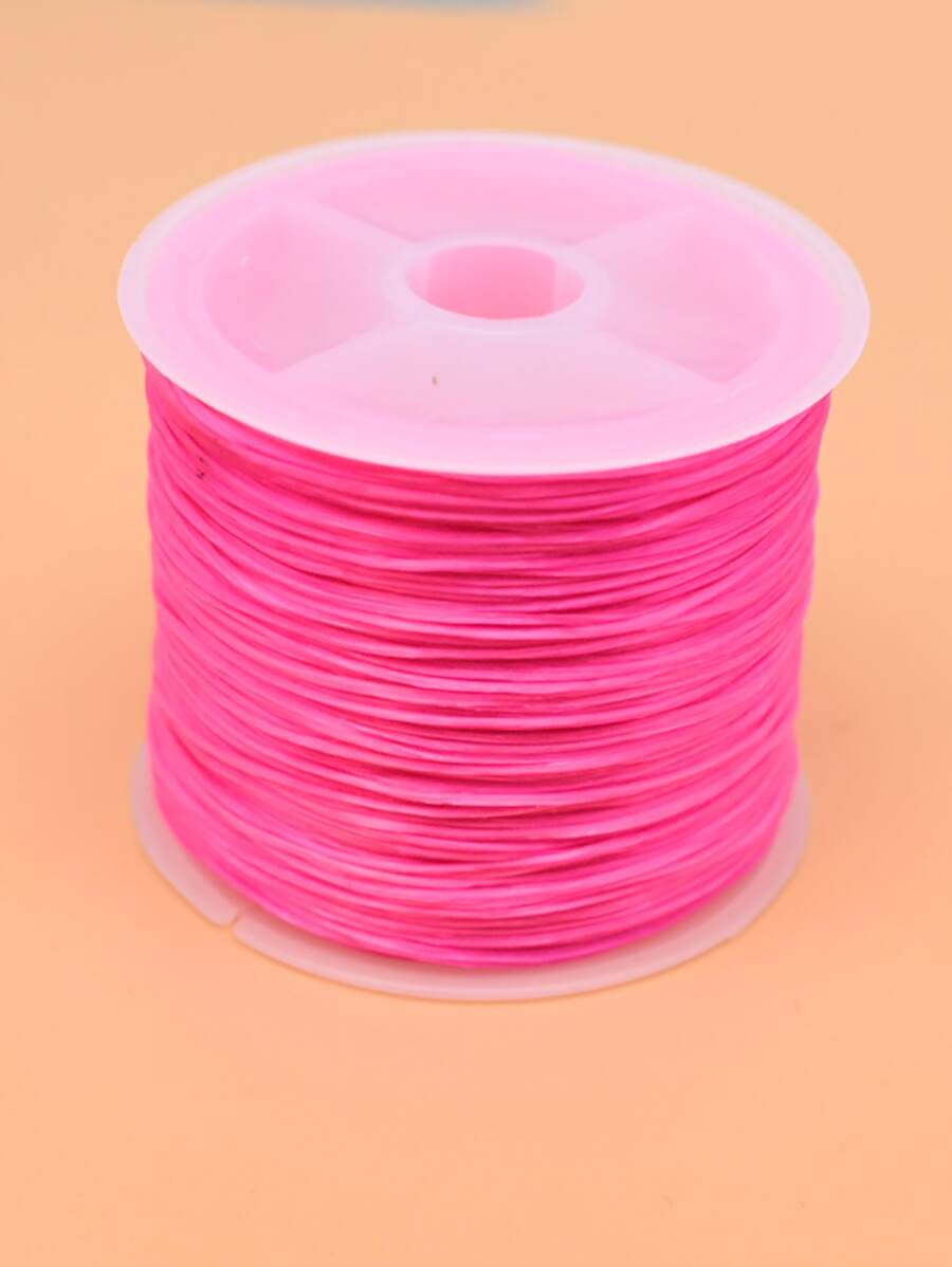 1卷線DIY首飾配件 - 玫紅色 - 查看 1