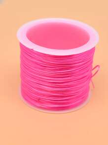 1卷線DIY首飾配件 - 玫紅色 - 查看 2