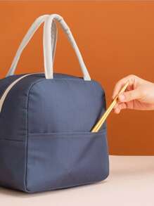 1 Pieza Bolsa De Almuerzo Gráfico De Dibujos Animados Aleatorio - Multicolor - Ver 4