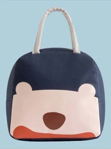 1 Pieza Bolsa De Almuerzo Gráfico De Dibujos Animados Aleatorio - Multicolor - Ver 5