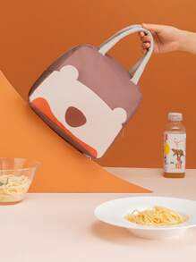1 Pieza Bolsa De Almuerzo Gráfico De Dibujos Animados Aleatorio - Multicolor - Ver 7