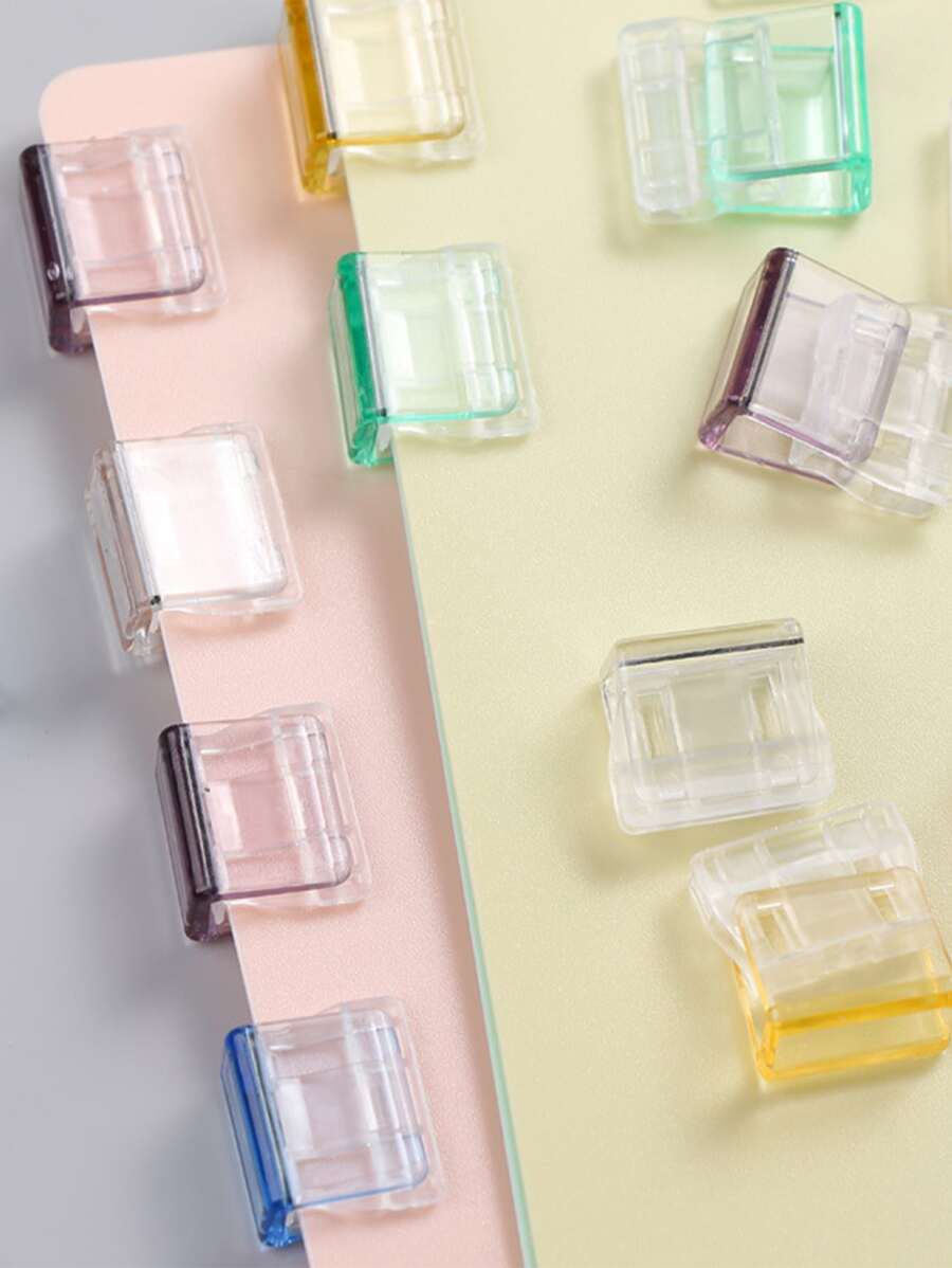 6 peças Grampo mini claro