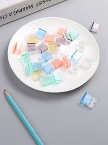 6 peças Grampo mini claro