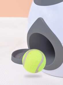 寵物網球互動輸送器,雙孔犬糧獎勵機(包括2個網球和塑料勺) - 深灰色 - 查看 6