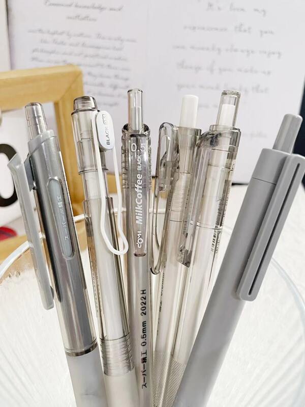 6pcs Simple Gel Pen SHEIN USA