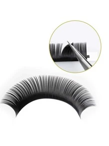 False Classic Eyelashes Strip For Beauty Salon Curling Russian Volume Premium Material Black Eyelash For Extension Soft Lashes