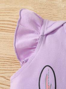 2入组/套女嬰兔子圖案套裝帶頭帶 - 彩色 - 查看 4