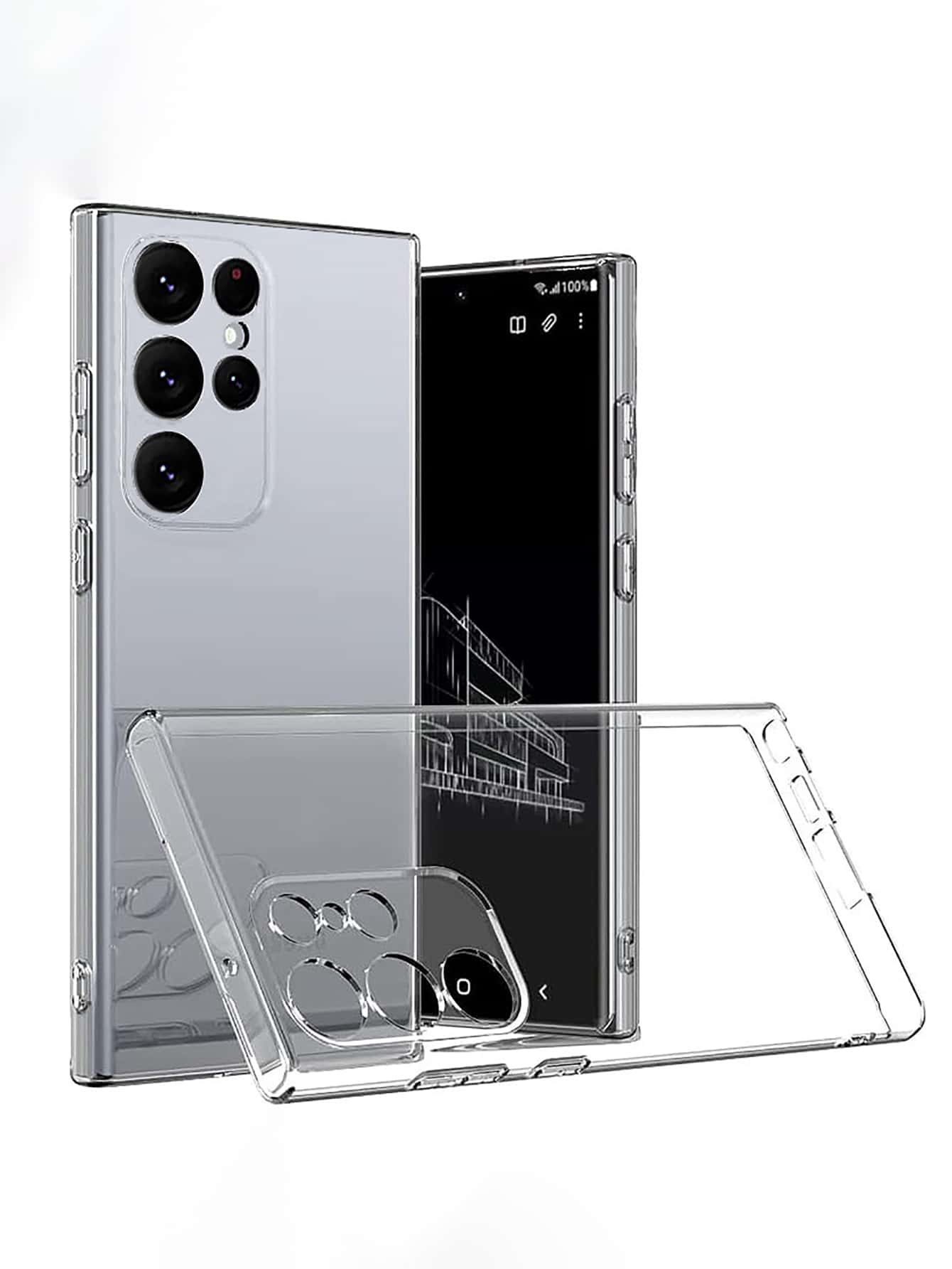 1 pieza Funda protectora de teléfono transparente, resistente a golpes y duradera compatible con iPhone 17 Pro Max/17 Air/17 Pro/17 y Moto G85, Galaxy, resistente al agua, a caídas y a arañazos - transparente - Añade 1