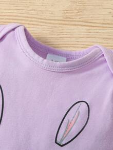 2入组/套女嬰兔子圖案套裝帶頭帶 - 彩色 - 查看 5